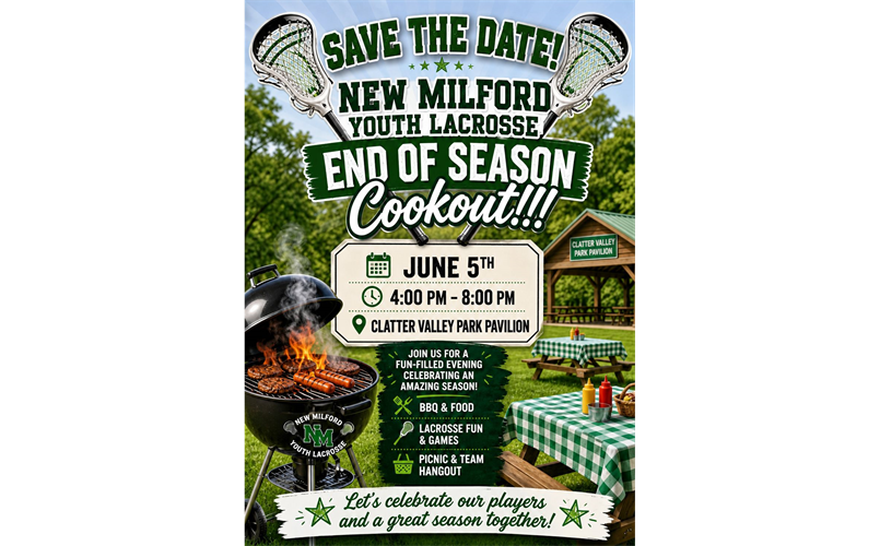End of Season Cookout!